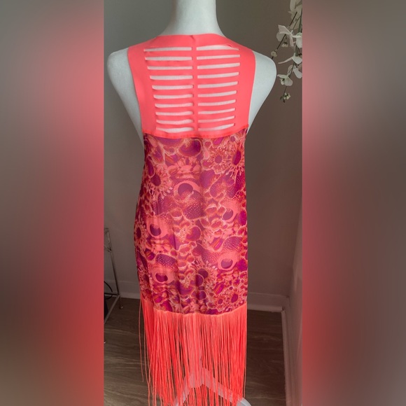 Maaji Swim Coverup Neon with Funky Detail and Wolf Design - Picture 4 of 6